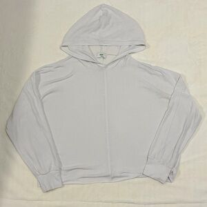 Aerie White Hoodie Sweater